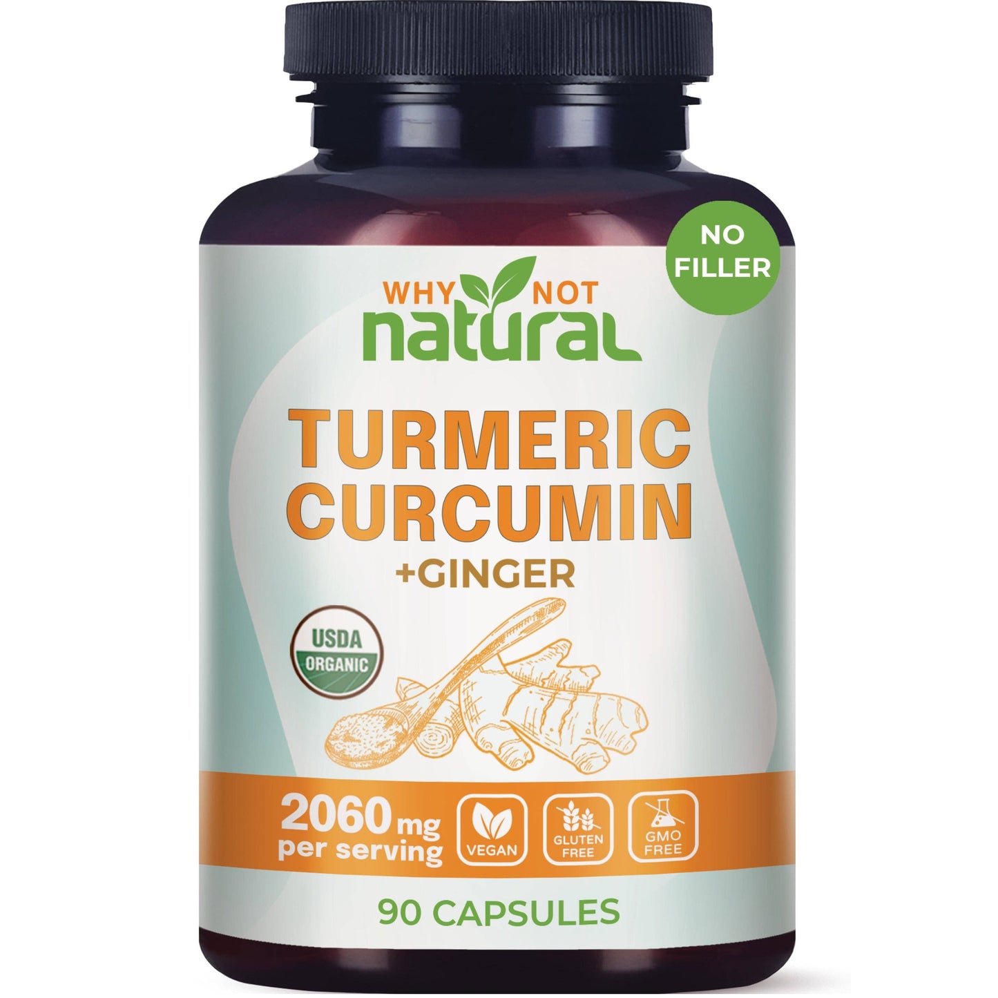 Organic Turmeric Curcumin with Ginger