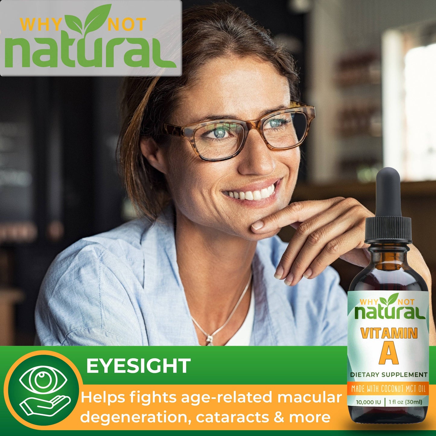 Liquid Vitamin A:Support Skin, Eyes, Immunity & Hair 1fl oz