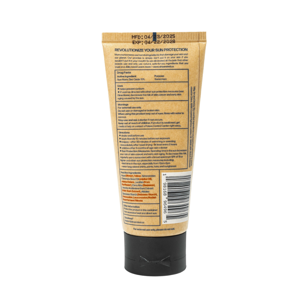 Sky and Sol Face and Body Sunscreen SPF 30