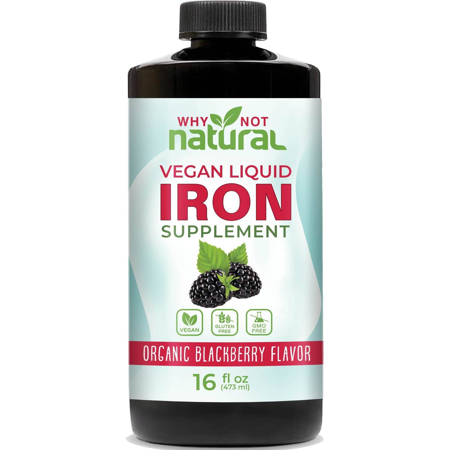 Liquid Iron Supplement for Women, Men and Kids