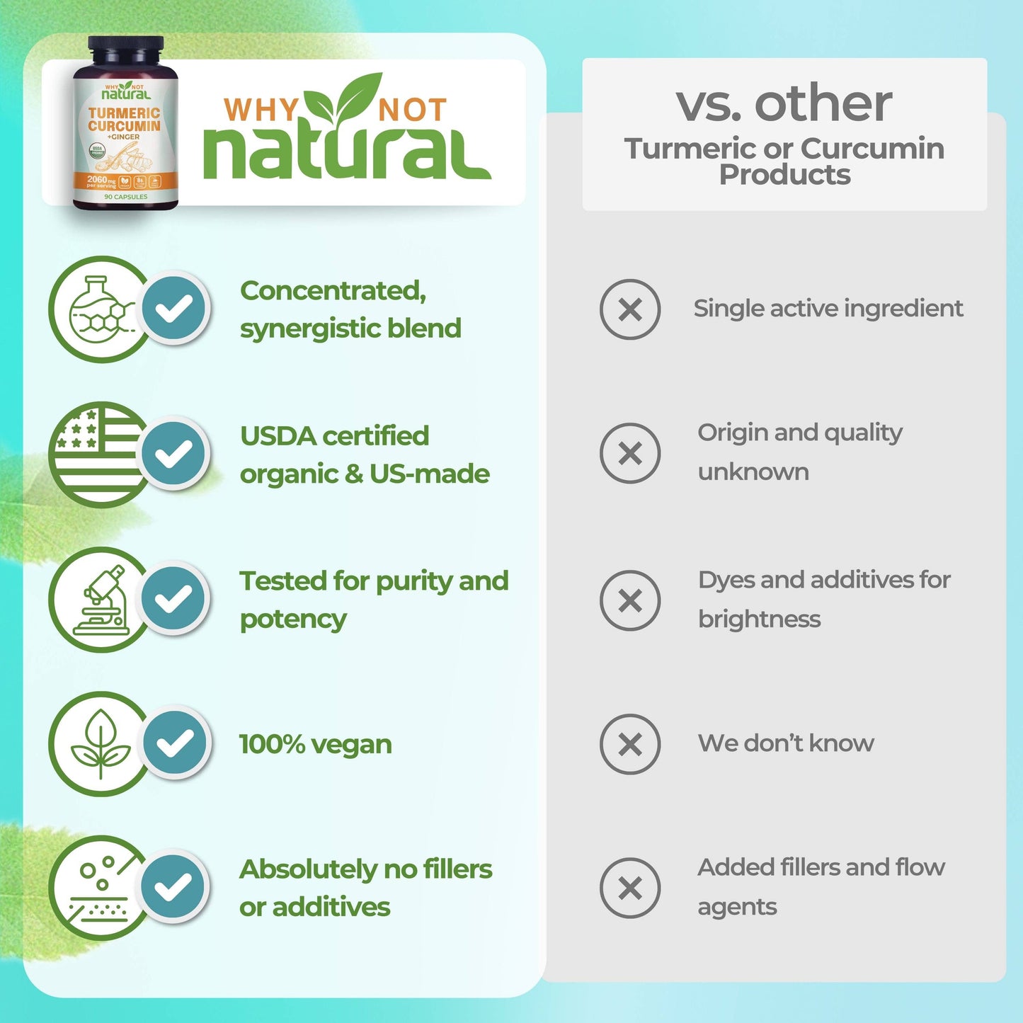 Organic Turmeric Curcumin with Ginger