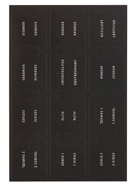 Bible Indexing Tabs