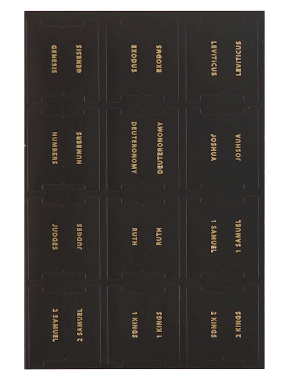 Bible Indexing Tabs