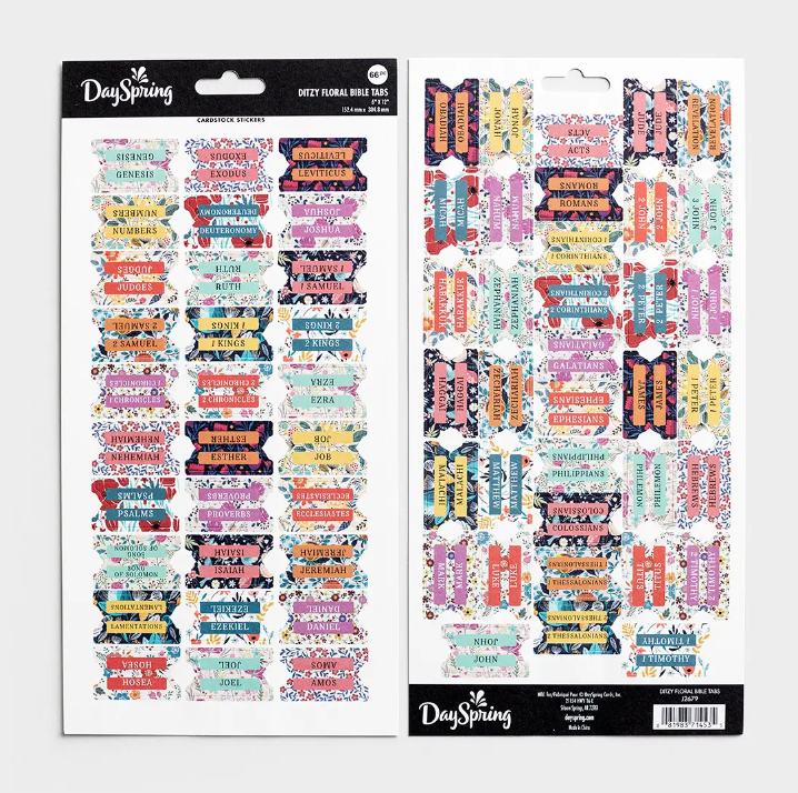 Bible Tabs-Cardstock- Dayspring