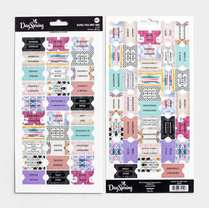 Bible Tabs-Cardstock- Dayspring