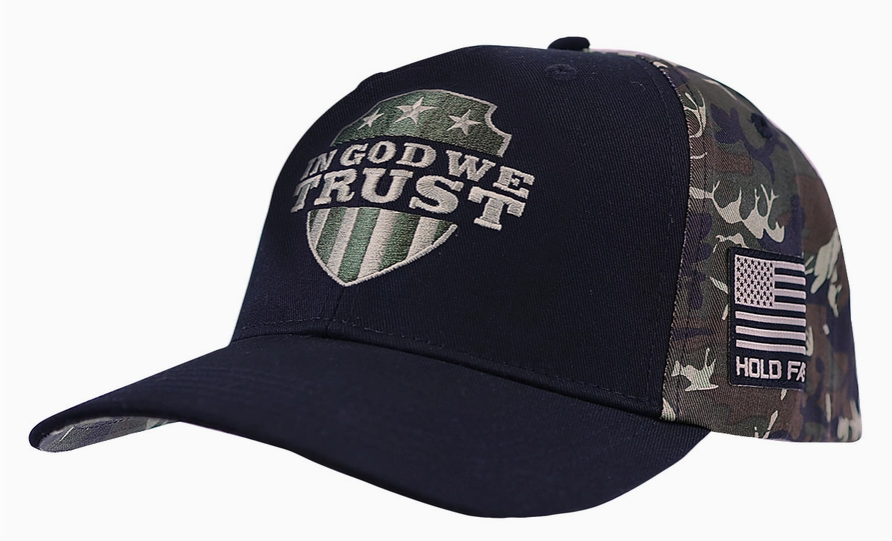 Hold Fast Men's Cap- In God We Trust
