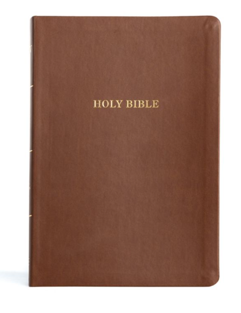 KJV Large Print Thinline Bible, Value Edition, Leathertouch- Holman