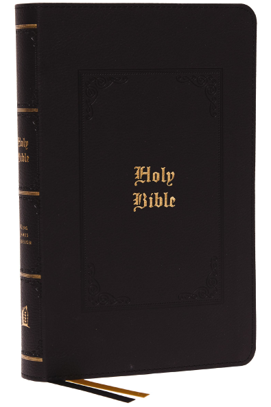 KJV Personal Size Giant Print Reference Bible- Leathersoft- Thomas Nelson