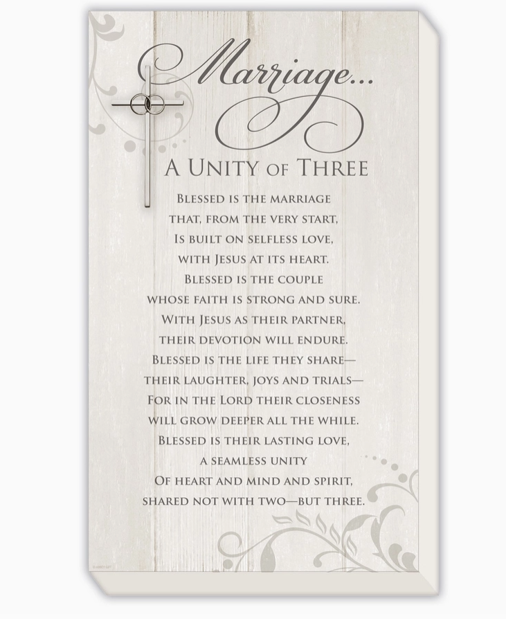 Marriage Wall Plaque