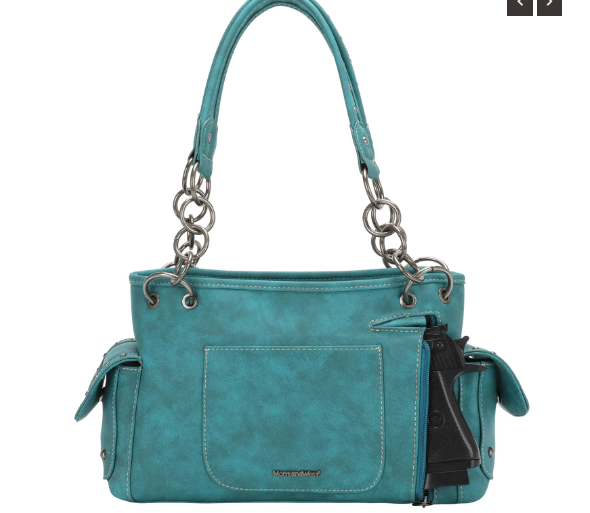 Montana West Embroidered Concealed Carry Satchel Bag