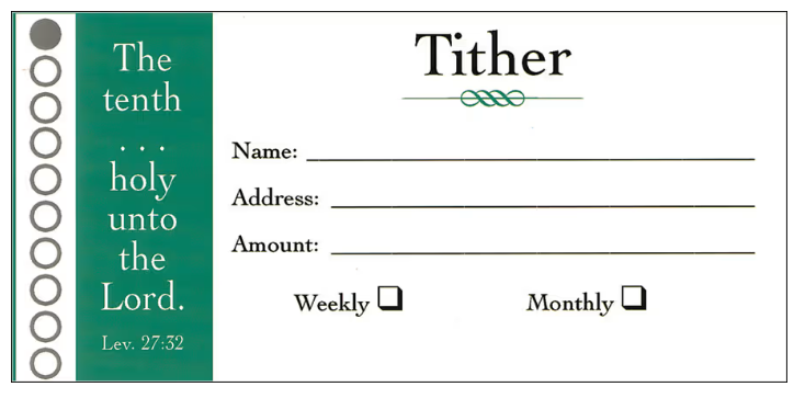 Tithe & Offering Envelopes- Broadman Church Supplies