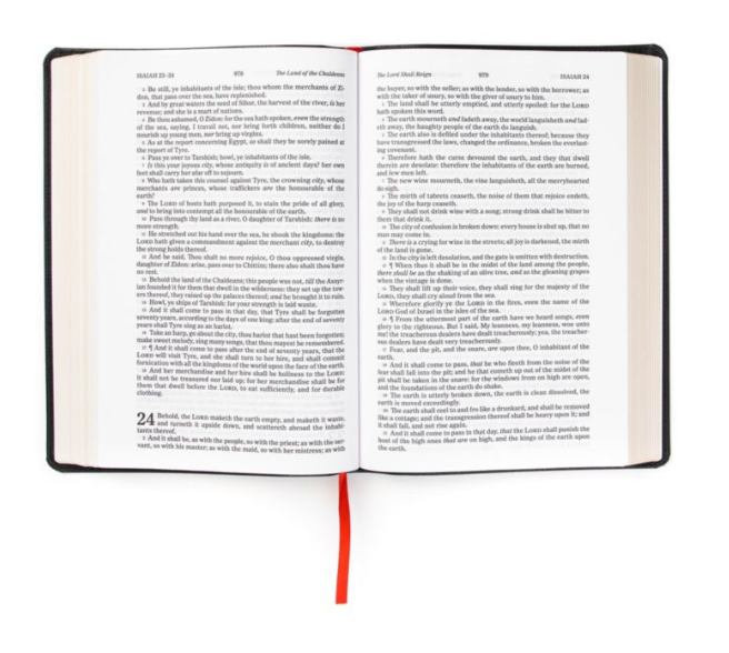 KJV Pastor's Bible-Black Deluxe LeatherTouch