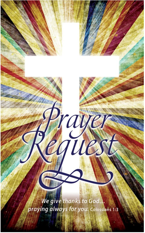 Church- Pew Card
