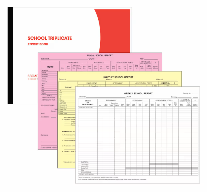 Church Report Book