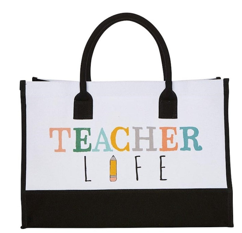 Canvas Tote-Teacher Life