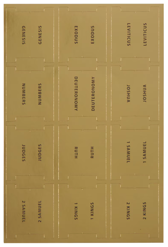 Bible Indexing Tabs