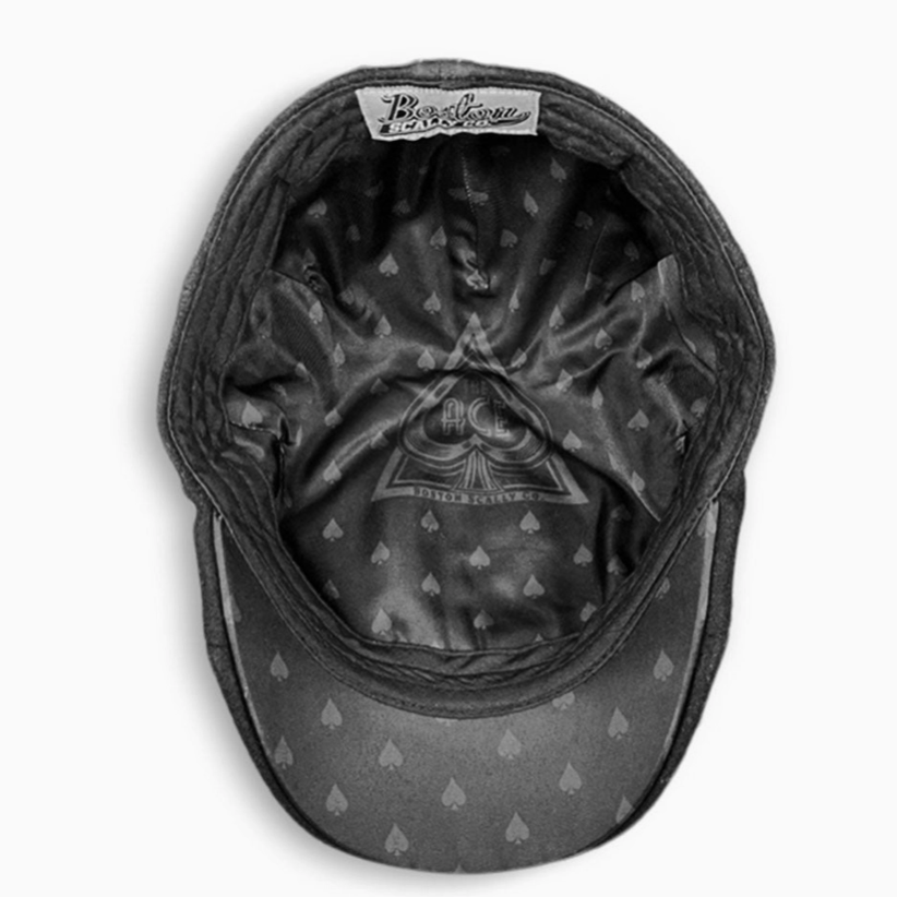 The Ace Boston Scally Cap - Black