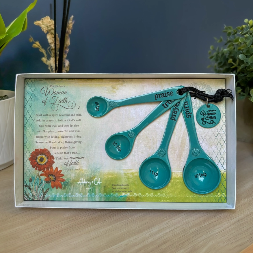 Woman of Faith Measuring Spoons