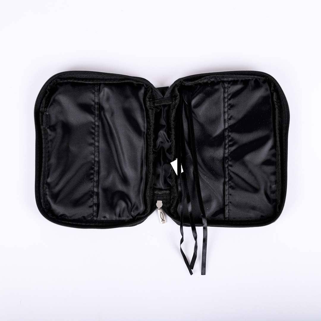 Bible Cover Canvas Black Plain - Large