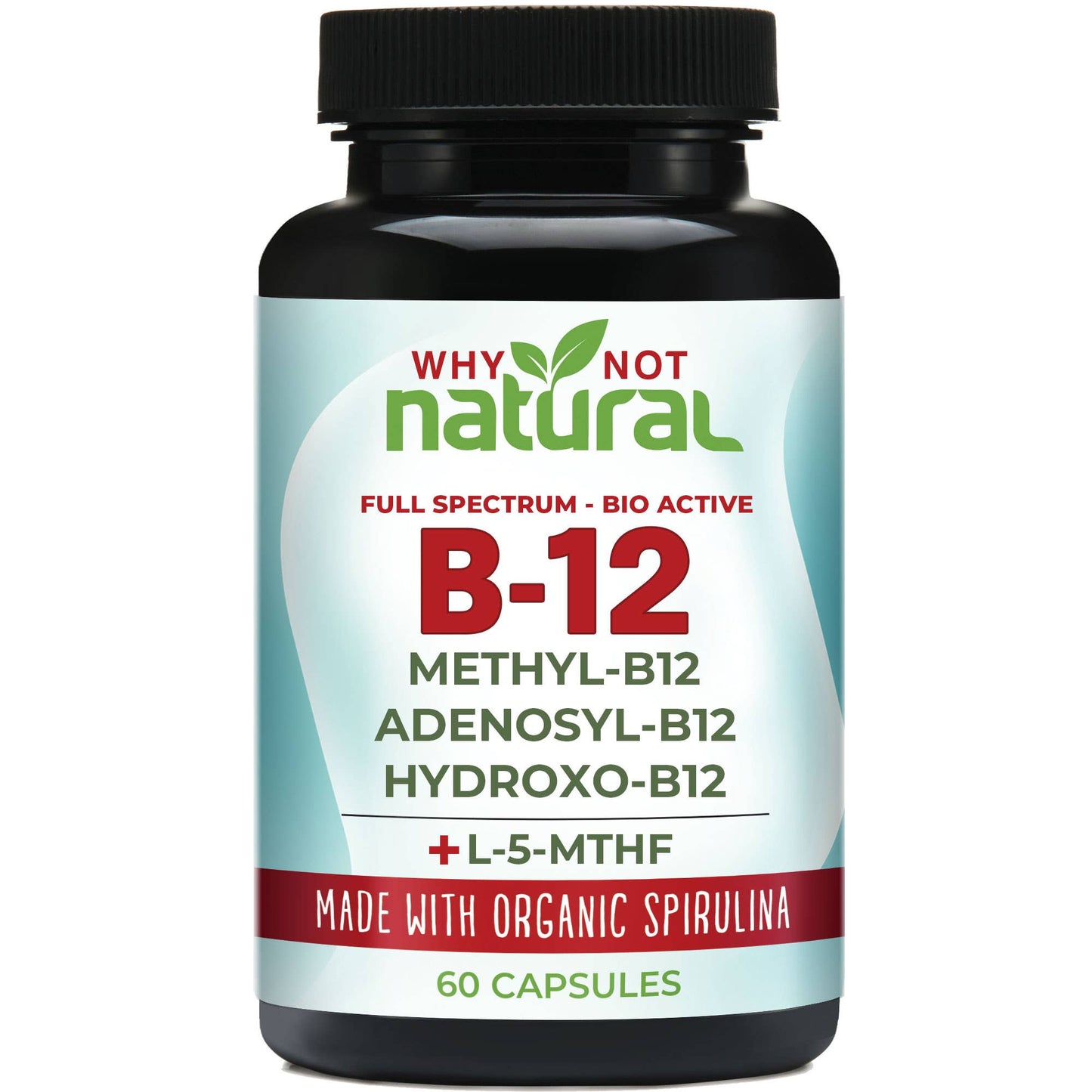 Vitamin B12 5000 mcg Supplement with Methylcobalamin,60 Caps