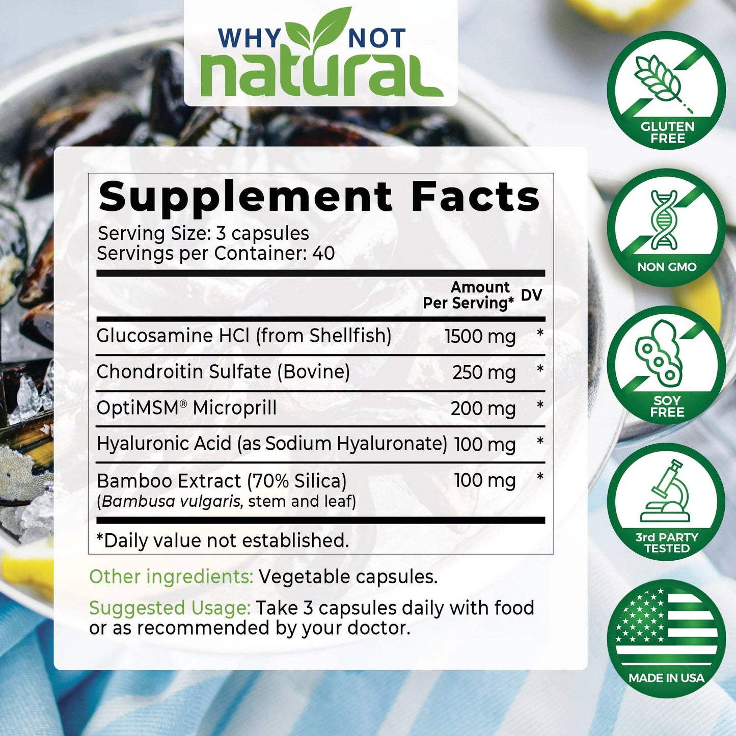 Glucosamine Chondroitin MSM, Joint Support