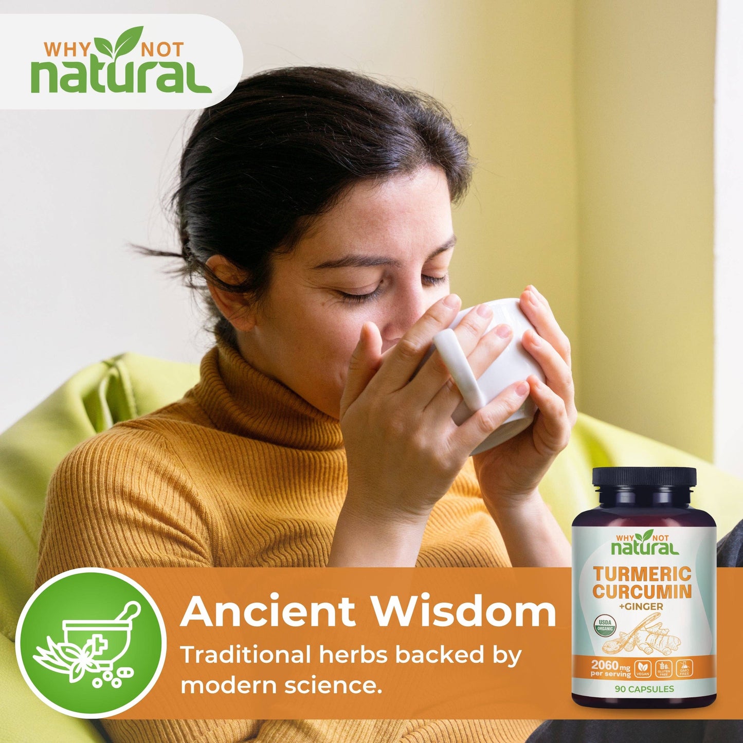 Organic Turmeric Curcumin with Ginger