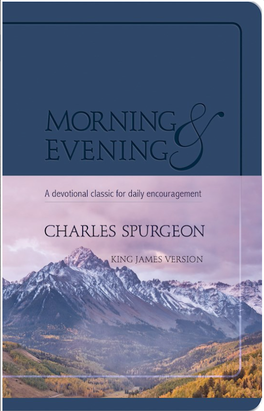 Morning & Evening (KJV)-Blue Flexisoft