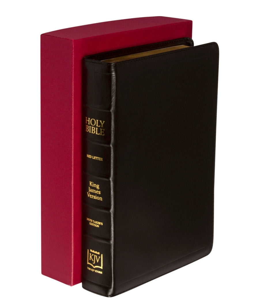 KJV Note Taker's Bible - Lambskin Edition