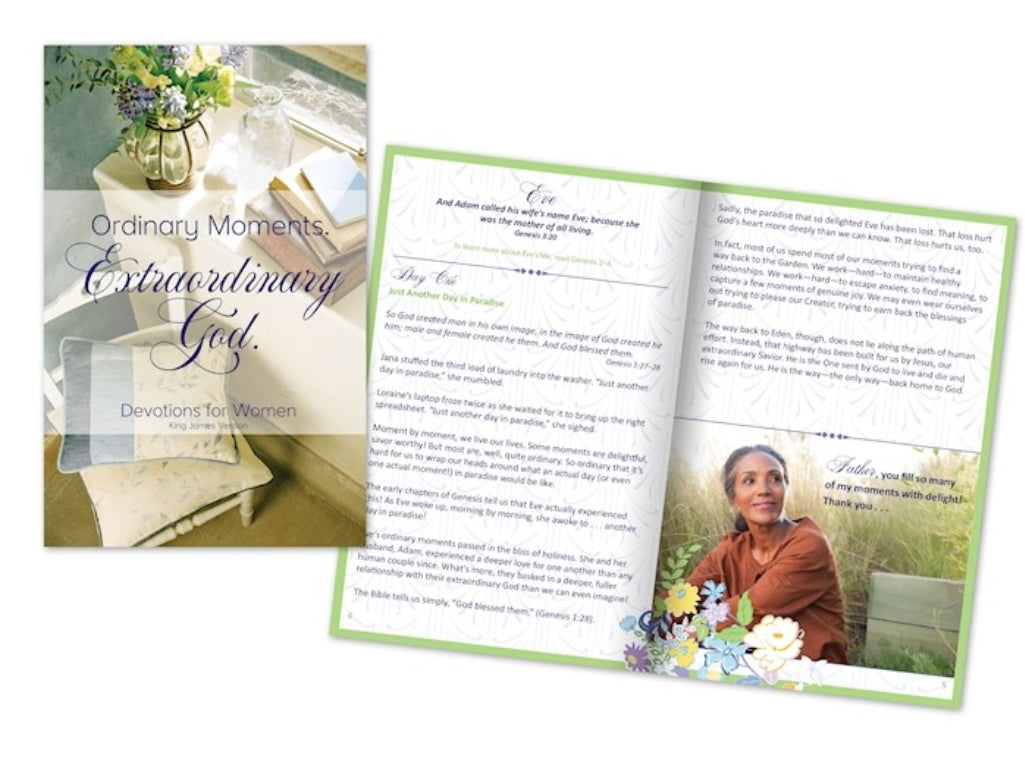 Ordinary Moments. Extraordinary God Devotion Book For Women (KJV)