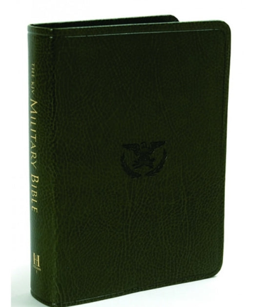 KJV Military Bible Large Print Compact-Green Imitation Leather
