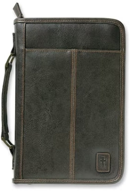 Bible Cover-Aviator Leather Look-Brown