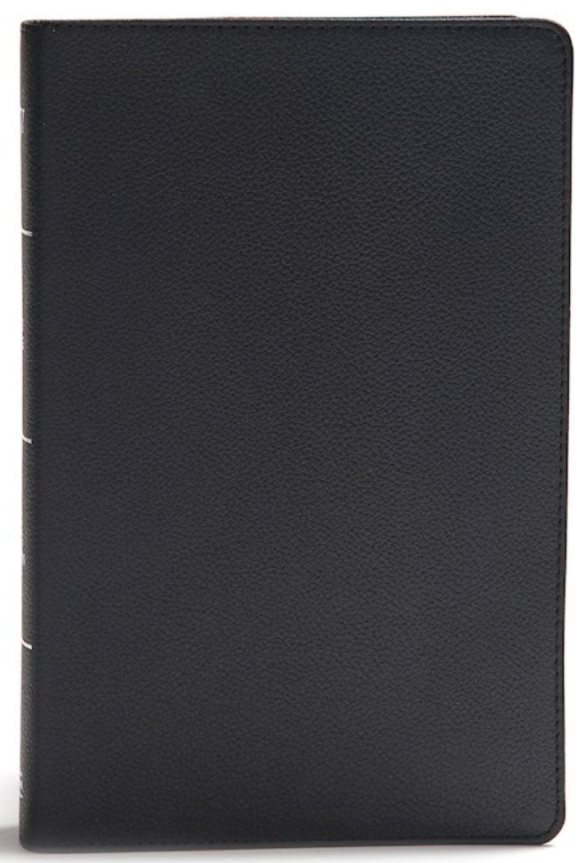 KJV Giant Print Reference Bible-Black Genuine Leather