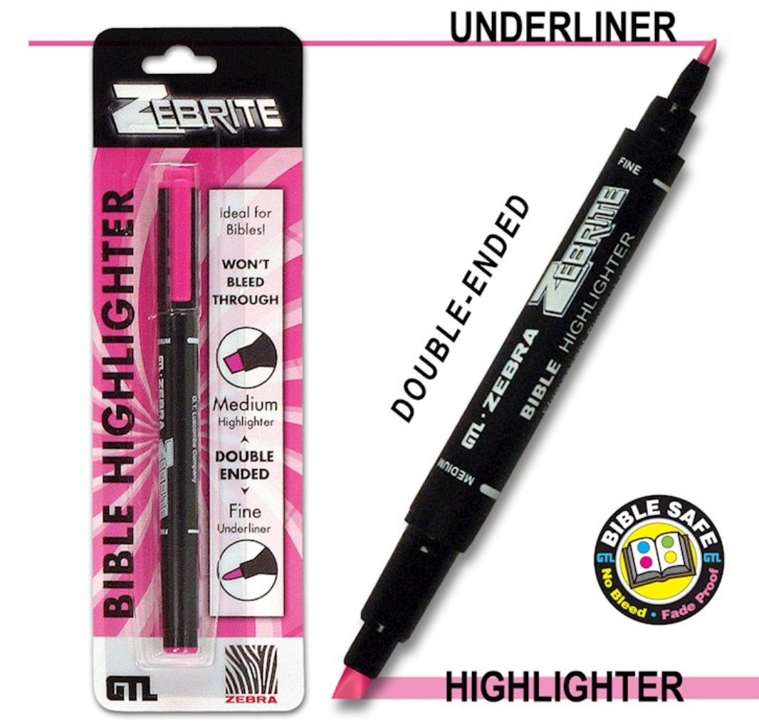 Highlighter-Zebrite Carded