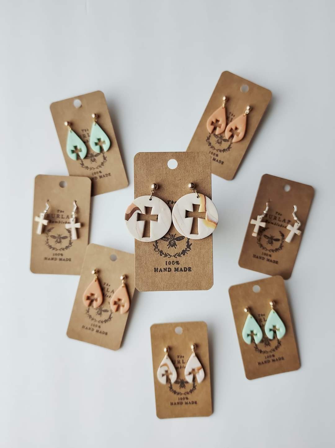 Cross earrings - BB