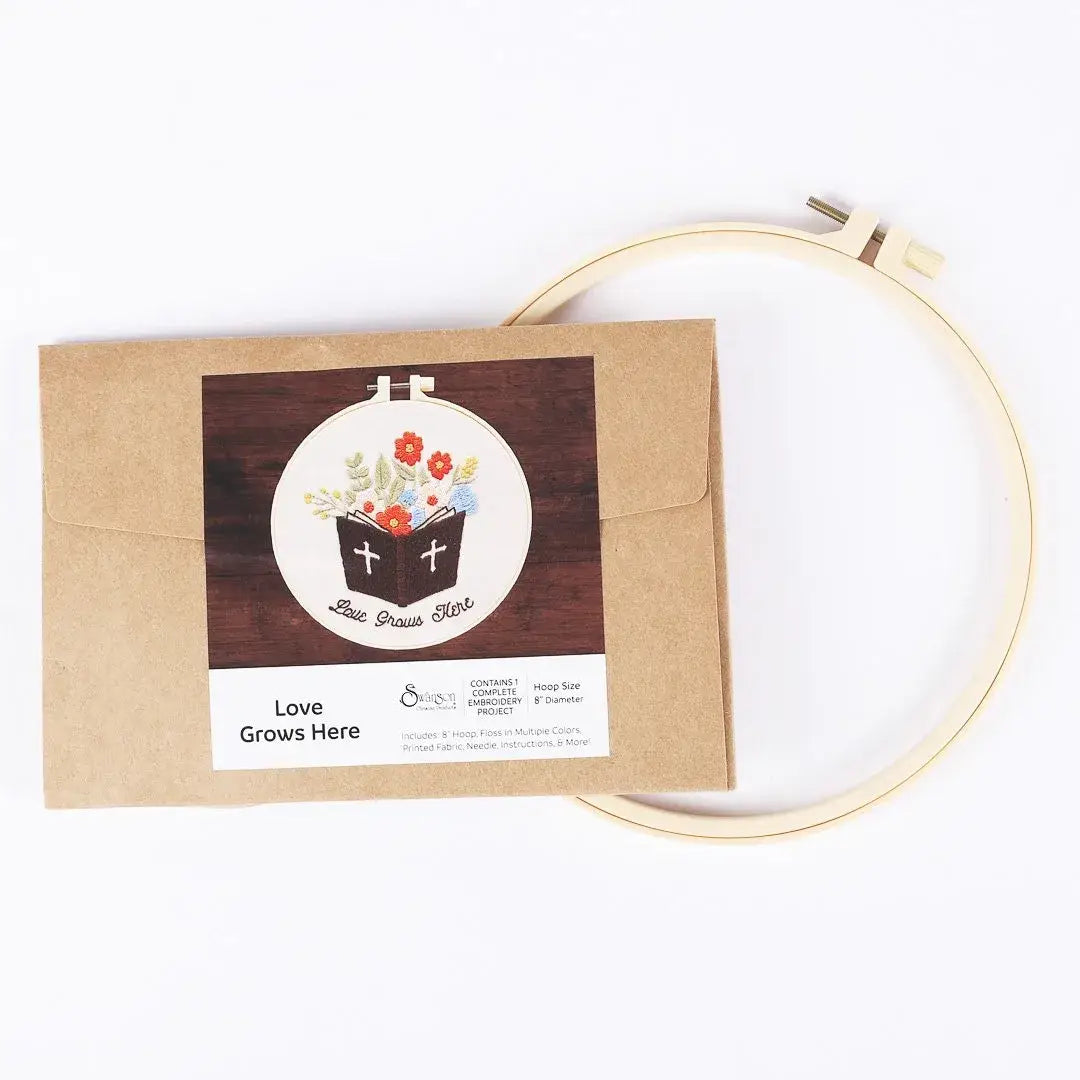 Embroidery Kit - Love Grows Here