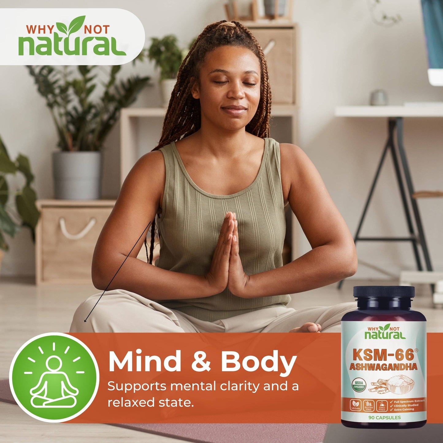 Organic Ashwagandha, KSM 66
