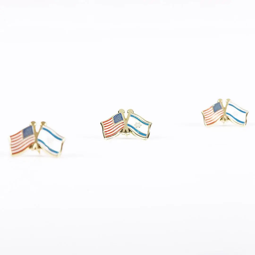 Lapel Pin - Israeli/American Flags