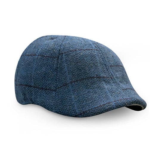 The Bourbon Boston Scally Cap - Royal Rye Plaid