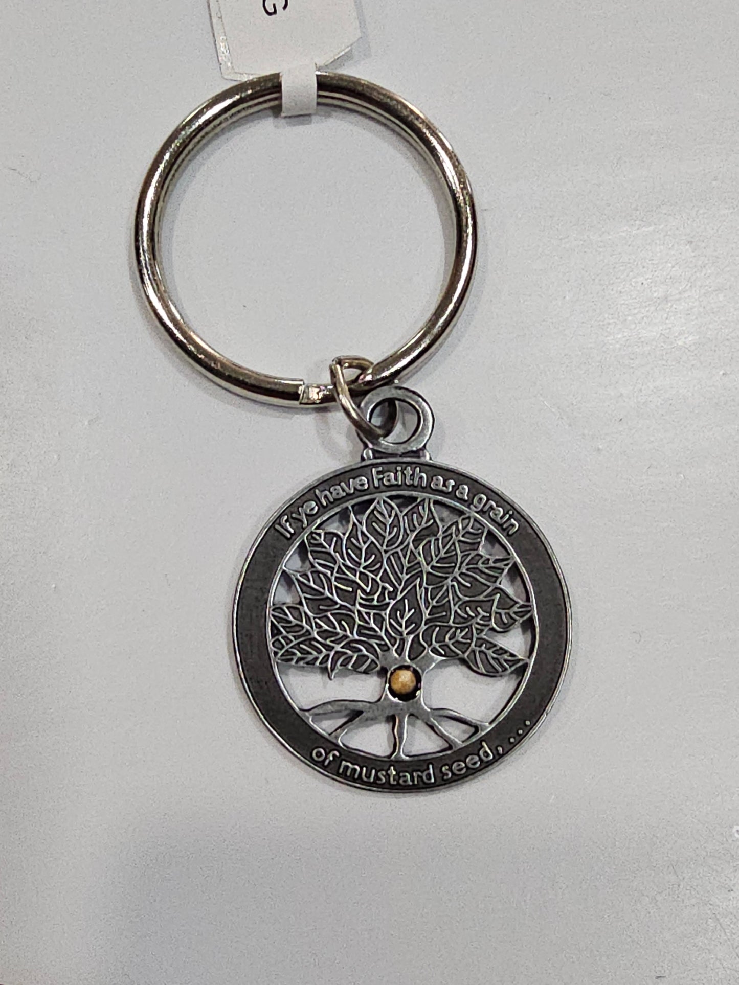 Keychain-Mustard Seed (Matthew 17:20 KJV)