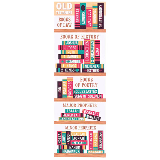 Bookmark Books Of The Bible 2x6 12-Pack