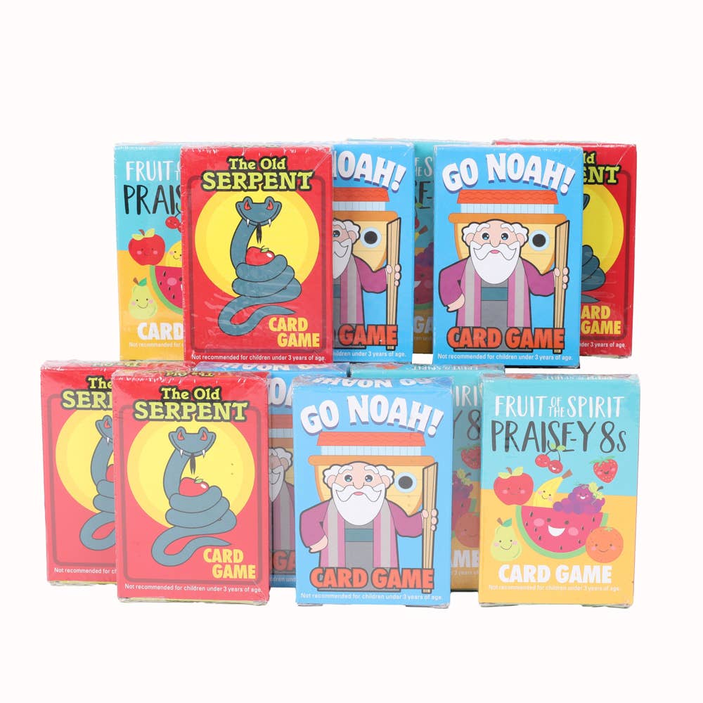 Kids Card Games - Assorted - Pack 12