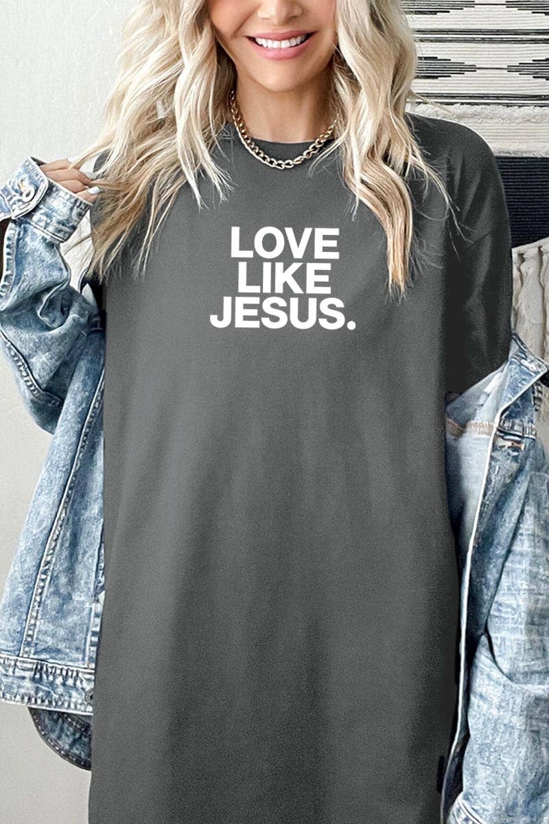 Love Like Jesus Graphic Heavy Cotton Tee