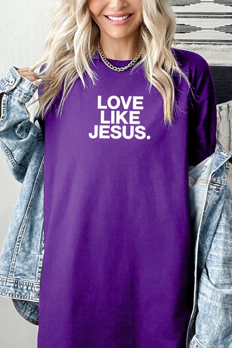 Love Like Jesus Graphic Heavy Cotton Tee