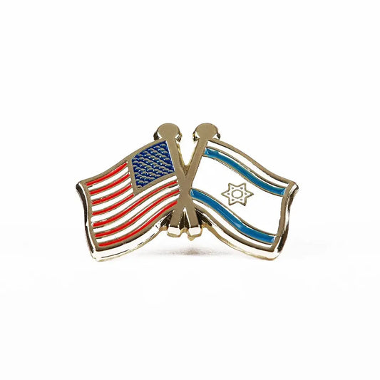Lapel Pin - Israeli/American Flags