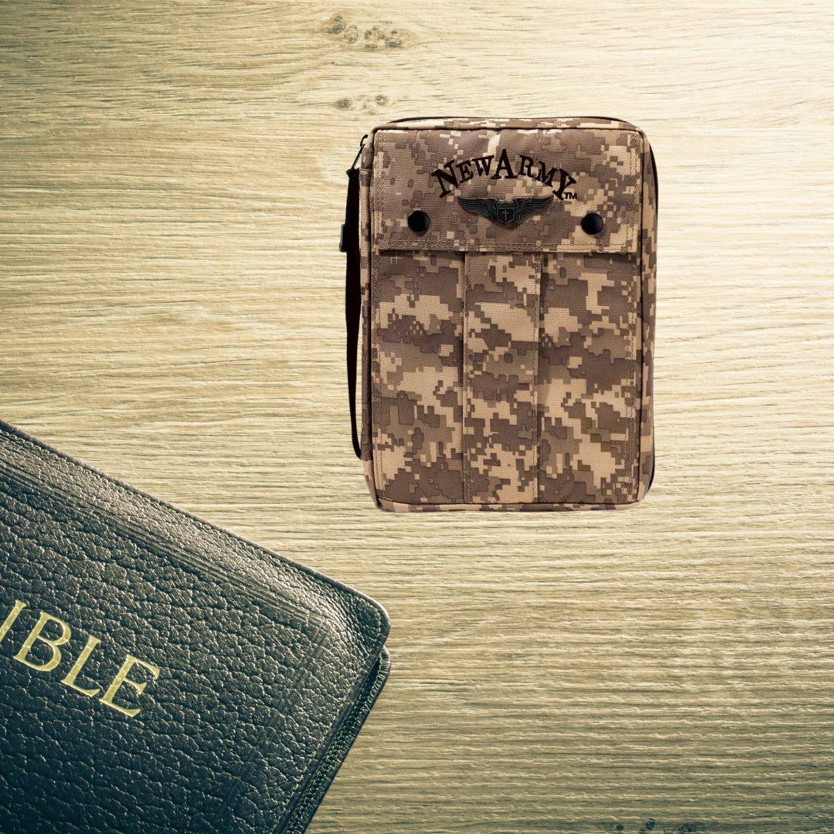 BIBLE COVER NEW ARMY CAMO POLYSTR