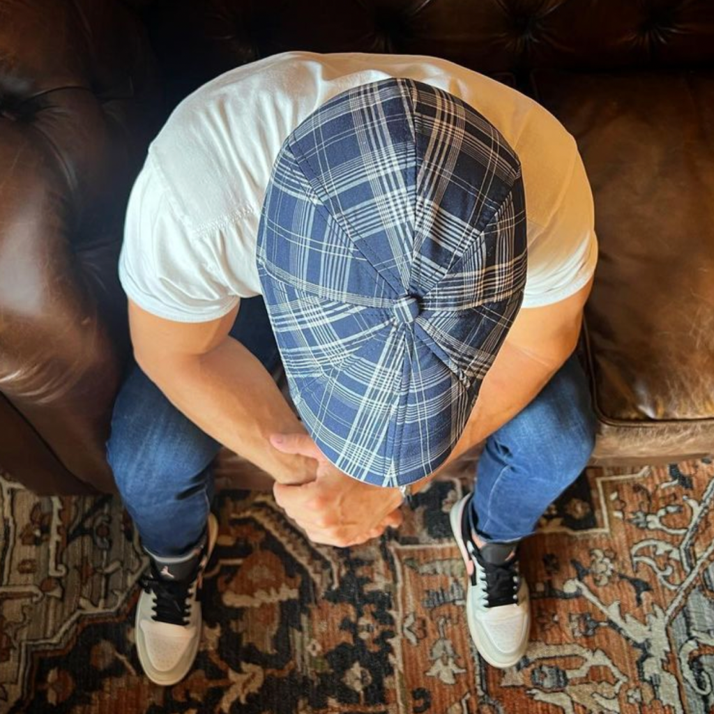 The Blue House Peaky Boston Scally Cap - Plaid