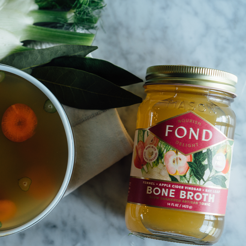Fennel & Bay Leaf Pasture-Raised Chicken Bone Broth 14oz