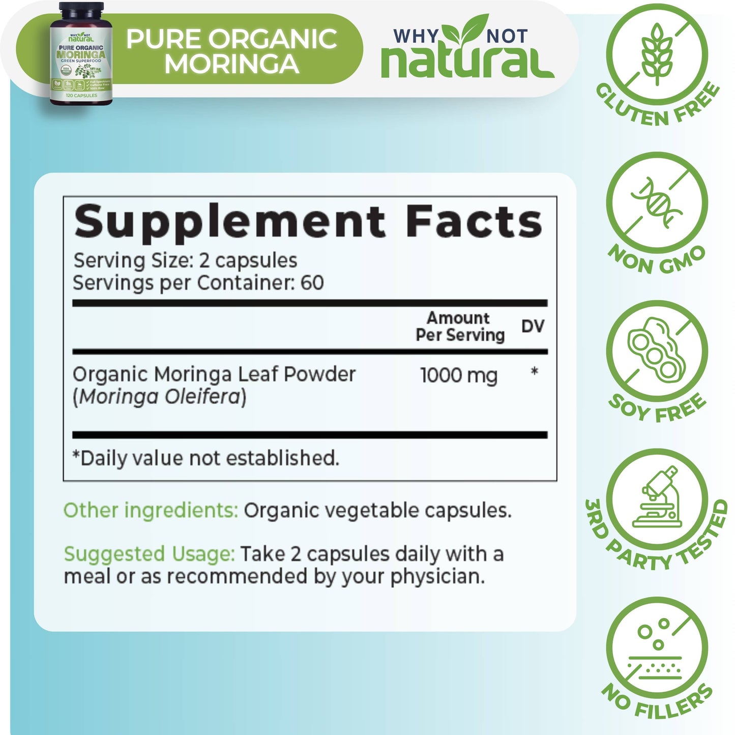 USDA Organic Moringa