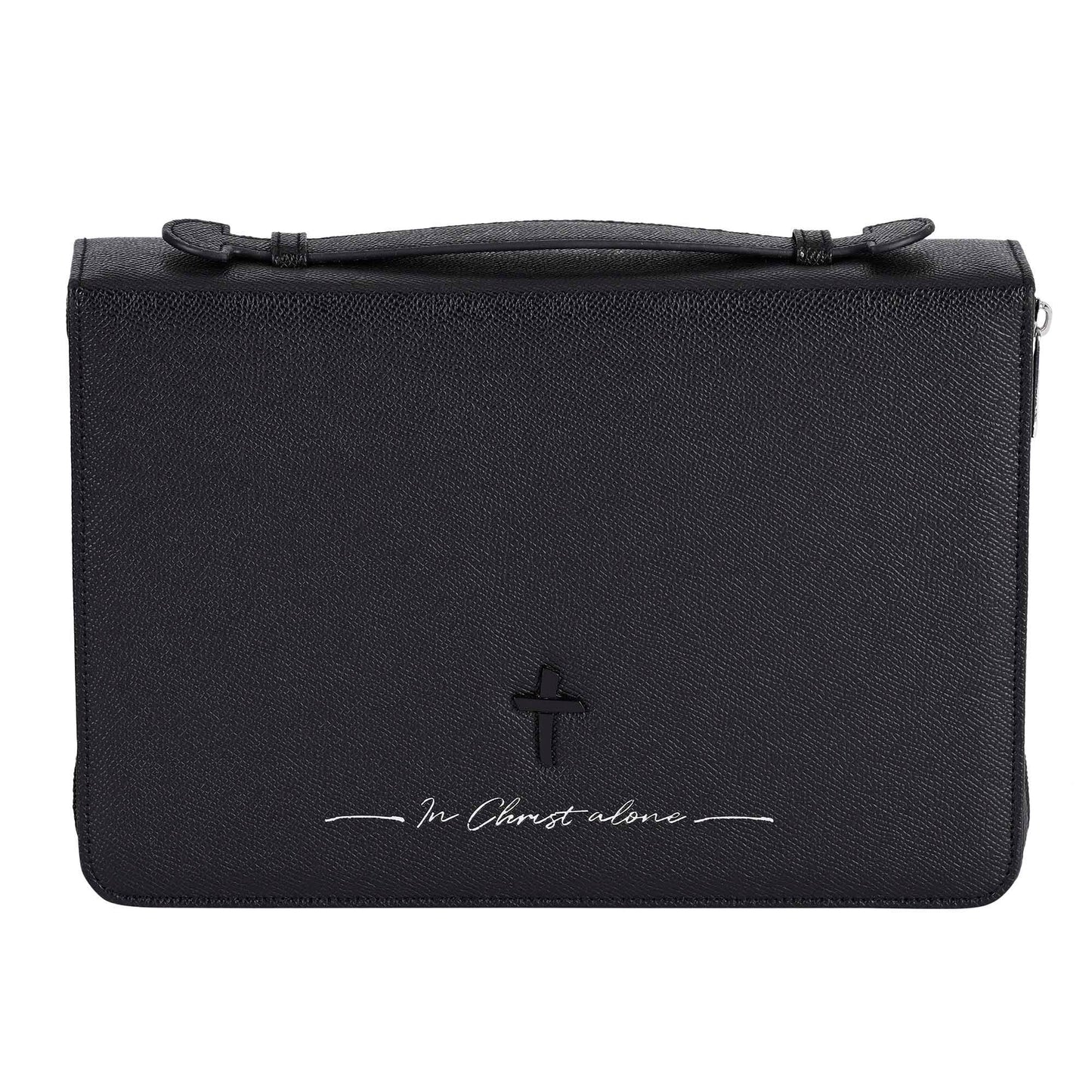 White Dove -Bible Cover In Christ Alone Black XL