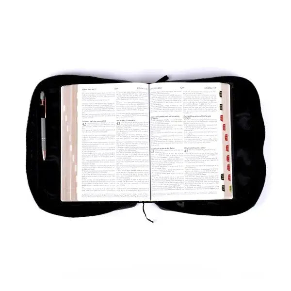 Bible Cover Imitation Leather Sword Of The Spirit Black L